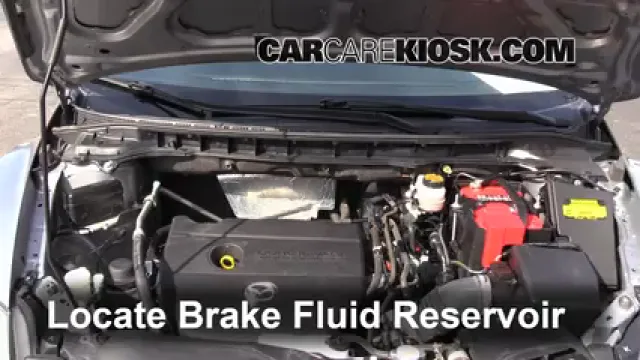 2011 Mazda CX-7 Sport 2.5L 4 Cyl. Liquide de frein Ajouter du liquide